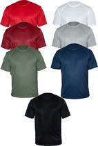 Kit 4 Camiseta Masculina Dry fit Protecao UV 50 Ante Suor Ante Odor Cores Variadas Ideal Para Academia Treino Corrida Caminhada