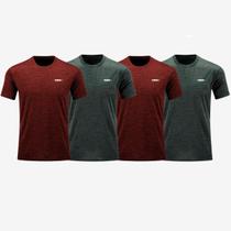 Kit 4 Camisetas Academia Caminhada Dry Dagg
