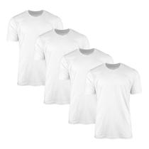 Kit 4 Camisetas AMGK Masculina Lisa Básica 100% Algodão