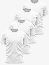 Kit 4 Camisetas Básicas Dry Fit Lisa Tradicional