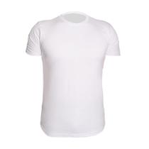 Kit 4 Camisetas Camisas Brancas Masculina Lisa Sem Estampa