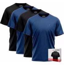 Kit 4 Camisetas Dry Fit Manga Curta Academia Proteção Solar Sandrini Térmica Uv