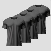 Kit 4 Camisetas Dry Fit Masculina Lisa Treino exercício funcional