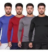 Kit 4 Camisetas Dry Fit Slim Manga Longa Para Treino Oferta