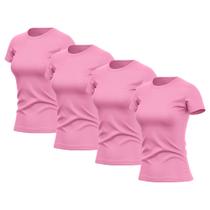 Kit 4 Camisetas Feminina Dry Fit Básica Lisa Proteção Solar UV Térmica Blusa Academia Esporte Camisa Kit 4 Camisetas Feminina Dry Fit Básica Lisa Proteção Solar UV Térmica Blusa Academia Esporte Camisa