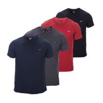 Kit 4 Camisetas Masculina Basicas de Algodão