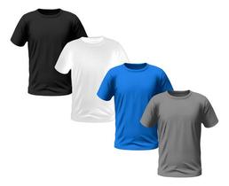 Kit 4 Camisetas Masculinas De Manga Curta Lisa Premium (cinz Kit 4 Camisetas Masculinas De Manga Curta Lisa Premium (cinz