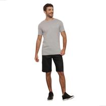 Kit 4 Camisetas Masculinas Slim Fit Básicas Algodão