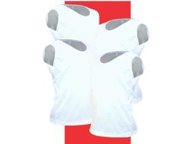 Kit 4 Camisetas Regatas Infantil Algodão Branca