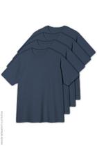 Kit 4 Camisetas Regular DailyBasics Azul Marinho Kit 4 Camisetas Regular DailyBasics Azul Marinho