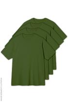 Kit 4 Camisetas Regular DailyBasics Verde Kit 4 Camisetas Regular DailyBasics Verde