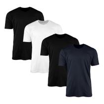 Kit 4 Camisetas SSB Brand Masculina Lisa Básica 100% Algodão