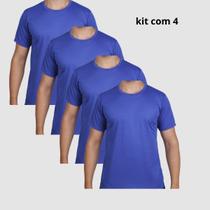 Kit 4 Camisetas Unisex Dry Fit Corrida Confortável