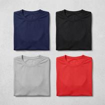 Kit 4 Camisetas Unissex para Corrida, Academia e Treino Kit 4 Camisetas Unissex para Corrida, Academia e Treino