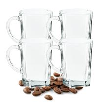 Kit 4 Caneca De Café E Cappuccino City Em Vidro Crisa 473ml Kit 4 Caneca De Café E Cappuccino City Em Vidro Crisa 473ml