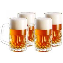Kit 4 Caneca De Chopp Munich Cerveja 500ml Vidro Alemã Kit 4 Caneca De Chopp Munich Cerveja 500ml Vidro Alemã
