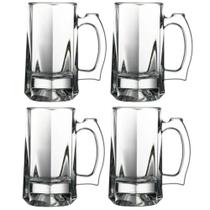 Kit 4 Canecas Bulgaria Copo Vidro Cerveja Chopp 300ml