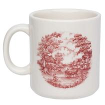 Kit 4 Canecas Donna Vilarejo Oxford Cerâmica 270 Ml