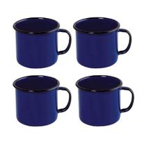 Kit 4 Canecas Esmaltadas Ágata 70ml Nr 4,5 - Ewel