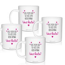 Kit 4 Canecas Lembrança Personalizada Daminha - Você Aceita Kit 4 Canecas Lembrança Personalizada Daminha - Você Aceita