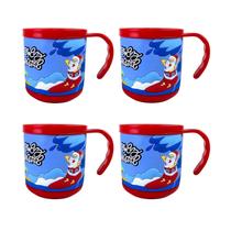 Kit 4 Canecas Natal Papai Noel Copo Natalino 200ml