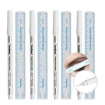 Kit 4 Caneta Marcação Cirúrgica Branca com Régua para Olhos e Desing Tondaus Ponta 1.0mm Kit 4 Caneta Marcação Cirúrgica Branca com Régua para Olhos e Desing Tondaus Ponta 1.0mm