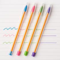 Kit 4 Canetas Bic Cristal Fashion 0.8 4 Cores