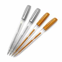 Kit 4 canetas Caneta Gel - Win Glitter Ouro e Prata Kit 4 canetas Caneta Gel - Win Glitter Ouro e Prata