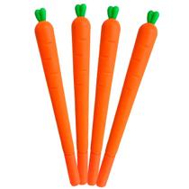 Kit 4 Canetas Escolar Em Gel Ponta Fina Fofas Divertidas E Criativas