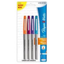 Kit 4 Canetas Hidrográficas Flair Ultra Fina 0.4mm Papermate Kit 4 Canetas Hidrográficas Flair Ultra Fina 0.4mm Papermate