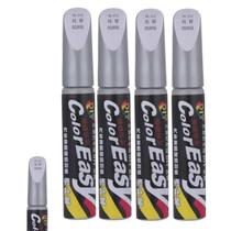 Kit 4 Canetas Tinta Reparadora Tira Risco Automóveis Carro Moto Caminhões Pintar e Retocar Pneu Azulejo e Tênis Aplicador PRATA