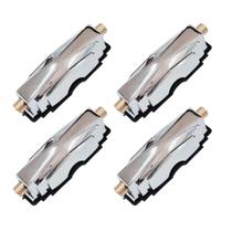 Kit 4 Canoa Para Caixa 2 Afinações Cromada Pta303 M5 Pinguim