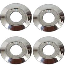 KIT 4 Canopla Acabamento P Torneiras Fabricado ABS Cromado