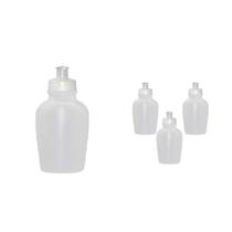 Kit 4 Cantis 500Ml Natural Plástico Premium