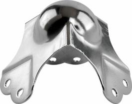 Kit 4 Canto Bola Grande Cromado Yr3102 Kit 4 Canto Bola Grande Cromado Yr3102