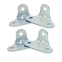 Kit 4 Cantoneira 3 Furos De Canto Zincado Aço Leve Moveis Kit 4 Cantoneira 3 Furos De Canto Zincado Aço Leve Moveis