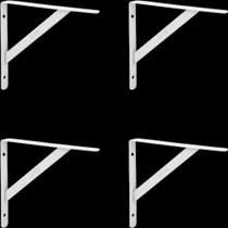 Kit 4 cantoneira branca 20cm 954 vonder Kit 4 cantoneira branca 20cm 954 vonder