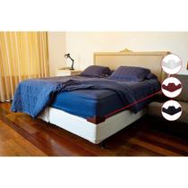 Kit 4 Cantoneiras Para Fixar Colchões Na Cama Box Marrom