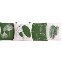 Kit 4 Capa Almofada Decorativa Simples Basica Presente Sofa Poltrona Cama Estampada Toque Macio Luxo