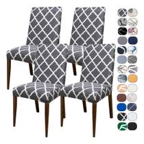 Kit 4 Capa Cadeira Jantar Tecido Importado Mais Resiste Luxo