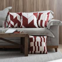 Kit 4 Capa de Almofada 43 x 43 Estampada Rubi Jolitex