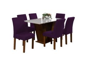 Kit 4 Capa De Cadeira Com Elástico Sala Cozinha Luxo