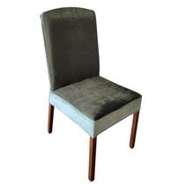 kit 4 Capa de Cadeira Jantar Toque Aveludado Decoração Sala