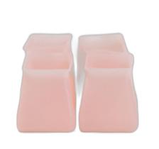 Kit 4 Capa De Silicone Cadeira Para Pé De Moveis Pé Quadrado