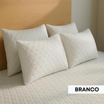 Kit 4 Capa De Travesseiro Protetor Impermeável 70x50 Fronha Matelado Antialérgica Antimofo Super Macia Premium