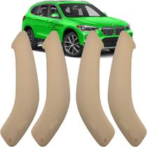 Kit 4 Capa Maçaneta Bege Diant Traseir Bmw X1 2016 2017 2018