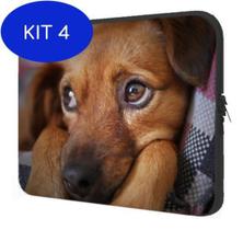 Kit 4 Capa Notebook Deluzz Dogs Vira Lata A Mistura Original