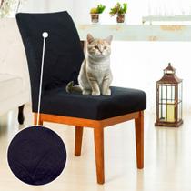 Kit 4 Capa para Cadeira Mesa Jantar Matelada Preto Exclusivo