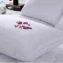 Kit 4 Capa Protetora Impermeável Branco Capa Protetora Impermeável Antialérgica Para Travesseiro