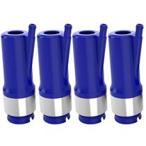 Kit 4 Capa Teteira Insuflador Triangular 24mm Anel Inox Impulse Gimenez Kit 4 Capa Teteira Insuflador Triangular 24mm Anel Inox Impulse Gimenez